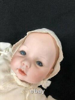 Vintage Pauline Porcelain Doll Joelyn 1983 White Dress