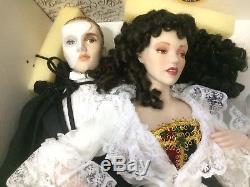 Vintage Phantom Of The Opera Franklin Heirloom Porcelain Dolls Rare Htf 1986