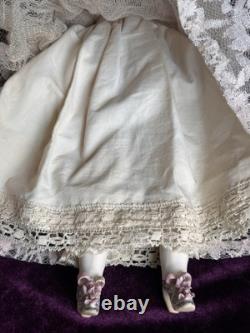 Vintage Porcelain 15 Parian Style Victorian Doll
