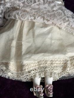 Vintage Porcelain 15 Parian Style Victorian Doll