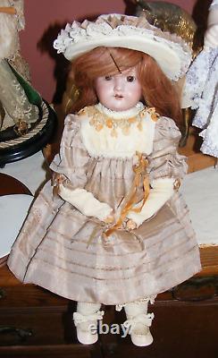 Vintage Porcelain 16 Doll Kid Body Armand Germany 370 Original