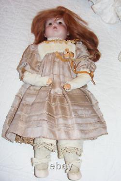 Vintage Porcelain 16 Doll Kid Body Armand Germany 370 Original