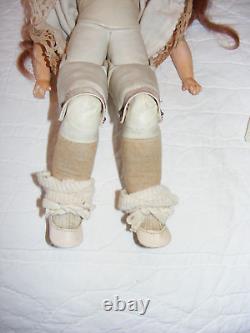 Vintage Porcelain 16 Doll Kid Body Armand Germany 370 Original