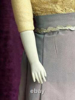 Vintage Porcelain 17 Emma Clear Gibson Girl Lady Doll with Molded Hat