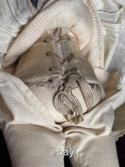 Vintage Porcelain 17 Emma Clear Gibson Girl Lady Doll with Molded Hat