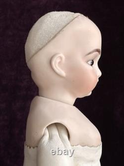 Vintage Porcelain 19 Repro of Antique French Bru Circle Dot Doll by Clara Wade