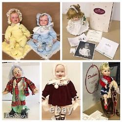 Vintage Porcelain Baby Doll Mixed Lot Ashton Drake Knowles Hamilton Collection
