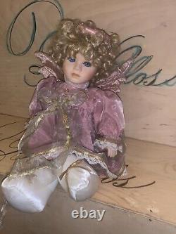 Vintage Porcelain Baby Doll With Wings