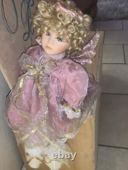 Vintage Porcelain Baby Doll With Wings