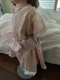 Vintage Porcelain Bisque Doll 11 Inches