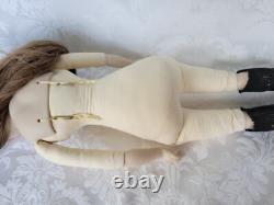Vintage Porcelain Bisque Doll Kammer And Reinhardt Mold 114, 22 Tall