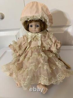 Vintage Porcelain Bradley's Doll Big Eye Girl 10 Sitting Pouty