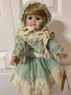 Vintage Porcelain Bradley's Doll Big Eye Girl 14 Thomasina