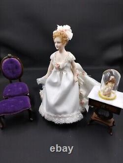 Vintage Porcelain Bride Doll Rosemary Tucker Dollhouse Miniature 112