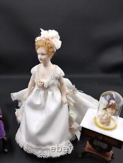 Vintage Porcelain Bride Doll Rosemary Tucker Dollhouse Miniature 112