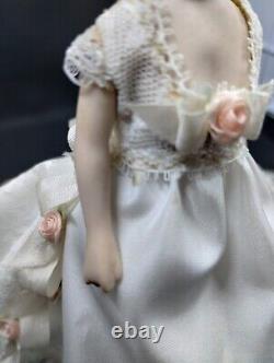 Vintage Porcelain Bride Doll Rosemary Tucker Dollhouse Miniature 112