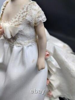 Vintage Porcelain Bride Doll Rosemary Tucker Dollhouse Miniature 112