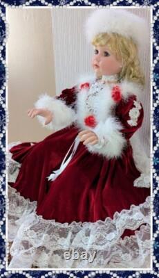 Vintage Porcelain Charlotte Doll -Rustie/ Danbury Mint -30 Tall (1997) Lim Ed