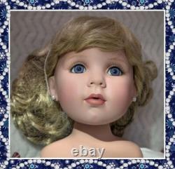 Vintage Porcelain Charlotte Doll -Rustie/ Danbury Mint -30 Tall (1997) Lim Ed