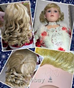 Vintage Porcelain Charlotte Doll -Rustie/ Danbury Mint -30 Tall (1997) Lim Ed