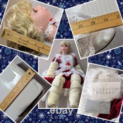 Vintage Porcelain Charlotte Doll -Rustie/ Danbury Mint -30 Tall (1997) Lim Ed