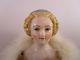 Vintage Porcelain China Head Emma Clear Lady Doll With Snood