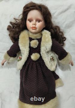 Vintage Porcelain Doll 15 inch