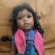 Vintage Porcelain Doll 1992 African American Jahmelia By Frances Lynn