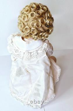 Vintage Porcelain Doll 1996 Shirley Temple Danbury Mint Uranium Green Eyes