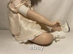 Vintage Porcelain Doll 1996 Shirley Temple Danbury Mint Uranium Green Eyes