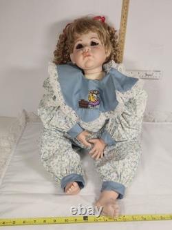 Vintage Porcelain Doll 25 Not Mass produced. Original
