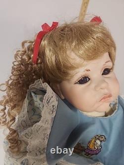 Vintage Porcelain Doll 25 Not Mass produced. Original