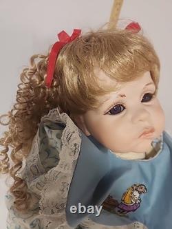 Vintage Porcelain Doll 25 Not Mass produced. Original