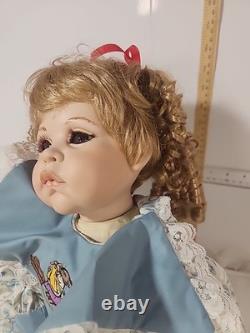Vintage Porcelain Doll 25 Not Mass produced. Original