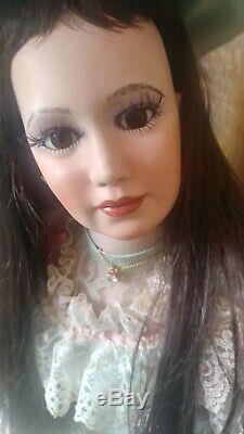 Vintage Porcelain Doll By Judith Turner 1997 36all Original