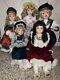 Vintage Porcelain Doll Lot Of 5 Collectibles