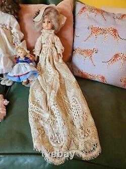 Vintage Porcelain Doll Lot Of 7 Collectibles