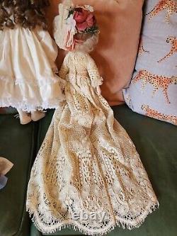 Vintage Porcelain Doll Lot Of 7 Collectibles