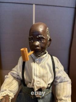 Vintage Porcelain Doll Set Signed Q. S. Quincy Scarborough 4 Figures &Accessories