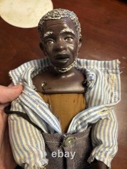 Vintage Porcelain Doll Set Signed Q. S. Quincy Scarborough 4 Figures &Accessories