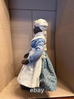 Vintage Porcelain Doll Set Signed Q. S. Quincy Scarborough 4 Figures &Accessories