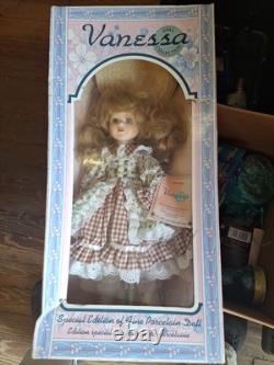 Vintage Porcelain Doll Vanessa Doll Collection