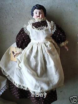 Vintage Porcelain Germany 252 Marked Maid Doll LOOK