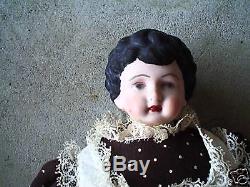 Vintage Porcelain Germany 252 Marked Maid Doll LOOK