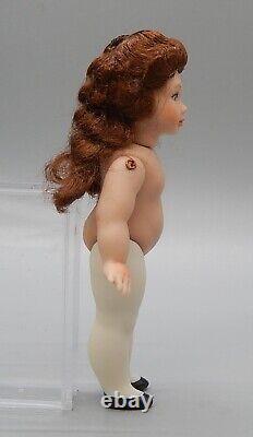 Vintage Porcelain Girl Doll Bonnie Sanford Artisan Dollhouse Miniature 112