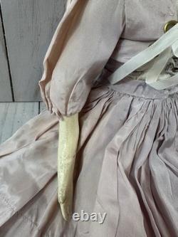 Vintage Porcelain Head Boudoir Doll, 15, Late 1800's