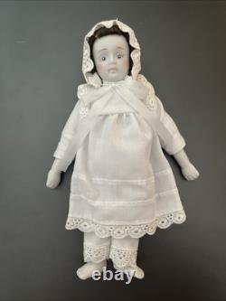 Vintage Porcelain Head, Hands, Feet Doll 7.5