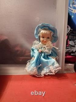 Vintage Porcelain Miniature Doll