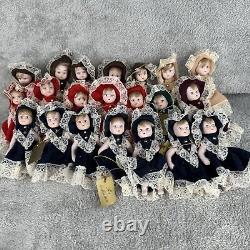 Vintage Porcelain Small Dolls K's Collection Lot of 20! See Photos