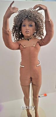 Vintage Porcelain doll undressed Kahena from Marlena Nielson Mold